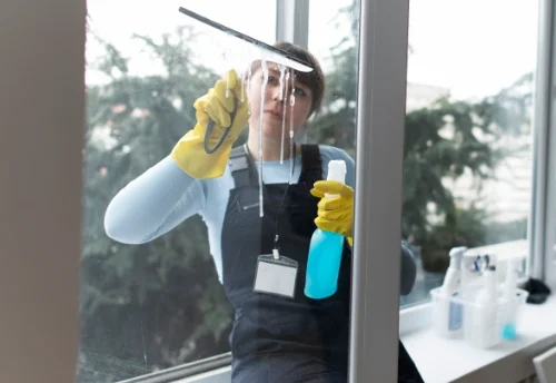 Nettoyage de vitres intérieures et extérieures à Saint-Bonnet-de-Joux
